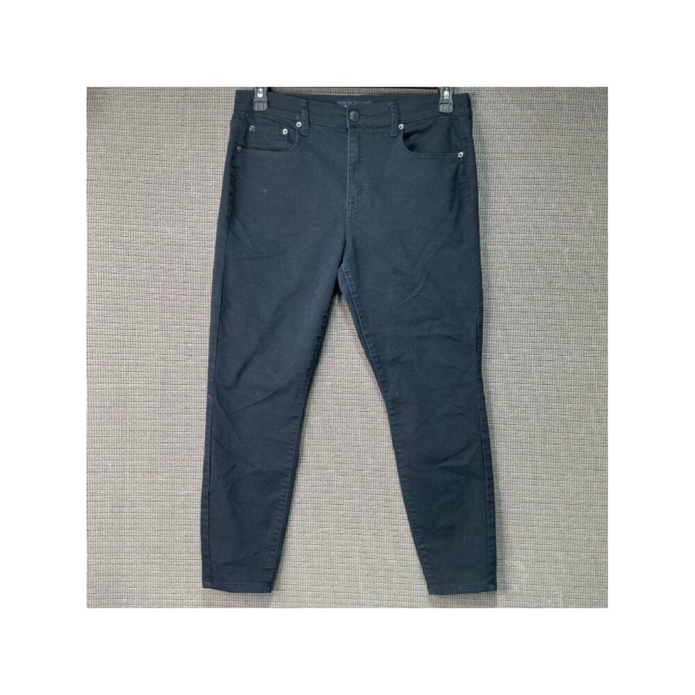 Aeropostale Women's Black High Rise Jeggings Size 12 Short Made In Cambodia